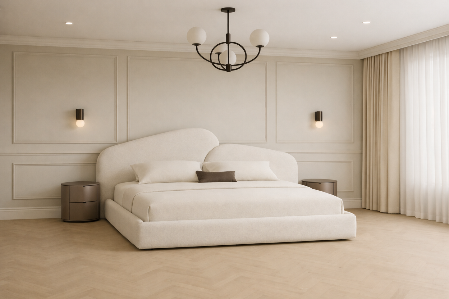 Cloud Curve Bed