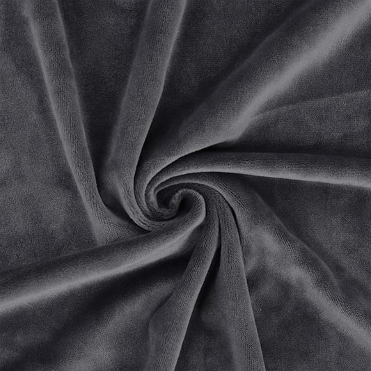 GREY PLUSH VELVET